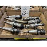 (8) Cat 40 Collet Type Tool Chucks