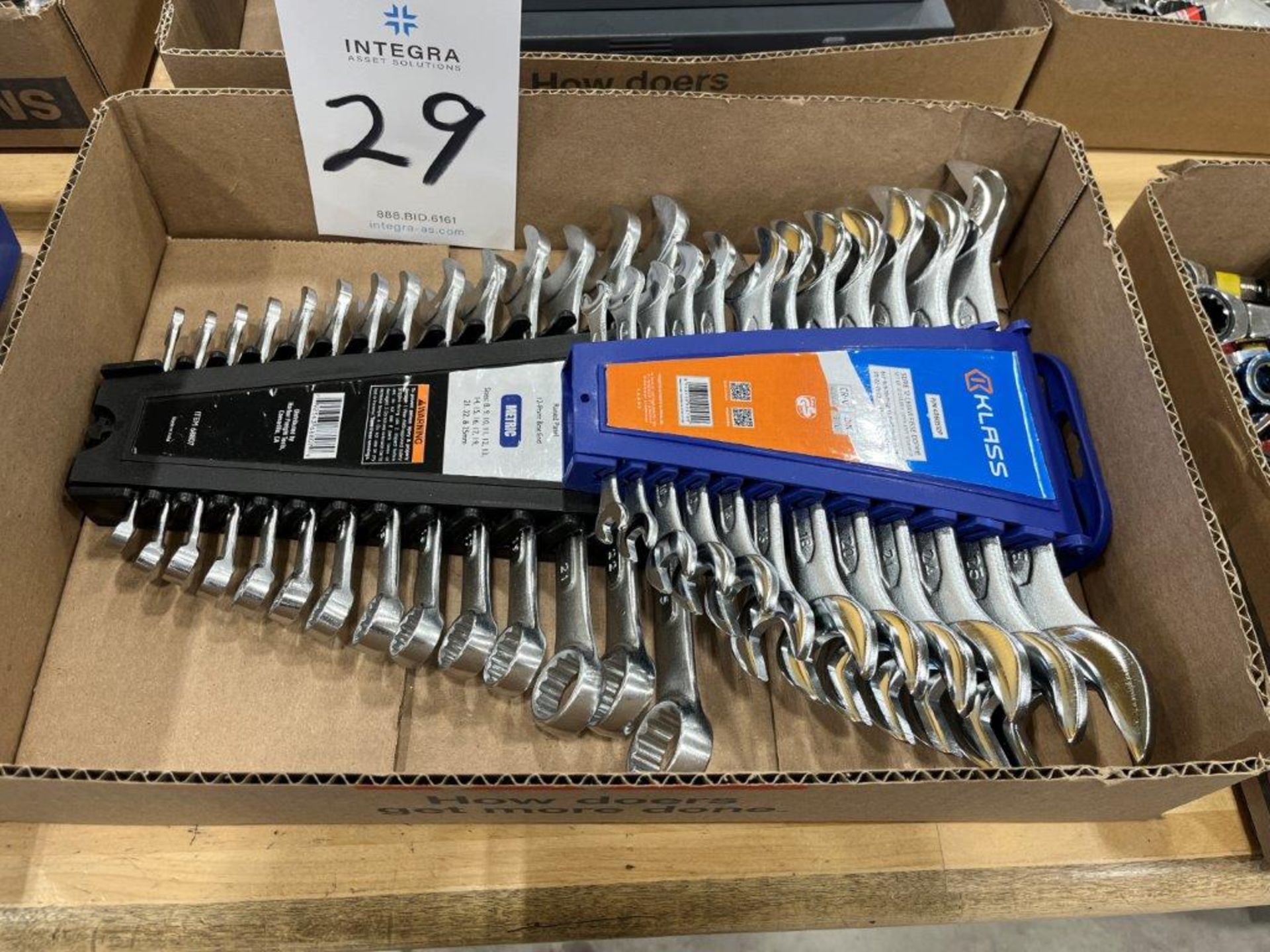 (2) Metric Box End Wrench Sets