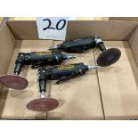 (3) Assorted Pneumatic 1/4" Die Grinders