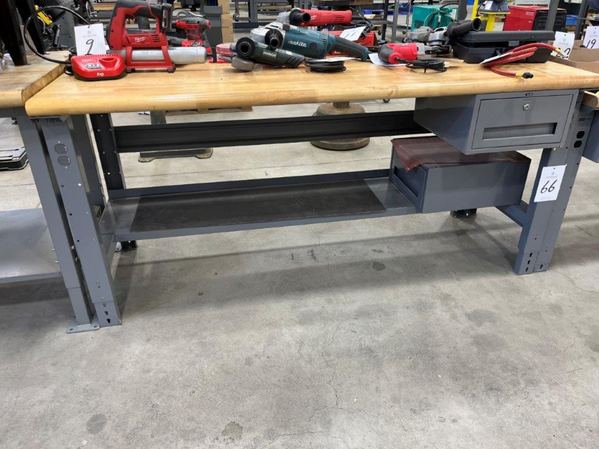 Uline Wood Top Work Bench 72" x 30"