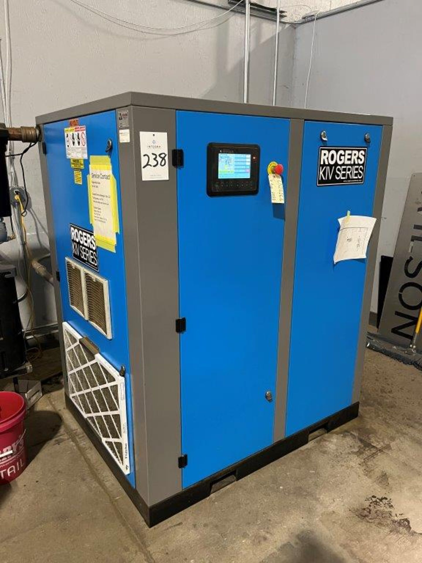 Rogers KIV Series KI-40-100-HP Rotary Screw Air Compressor - Image 2 of 3