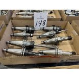 (8) Cat 40 Collet Type Tool Chucks