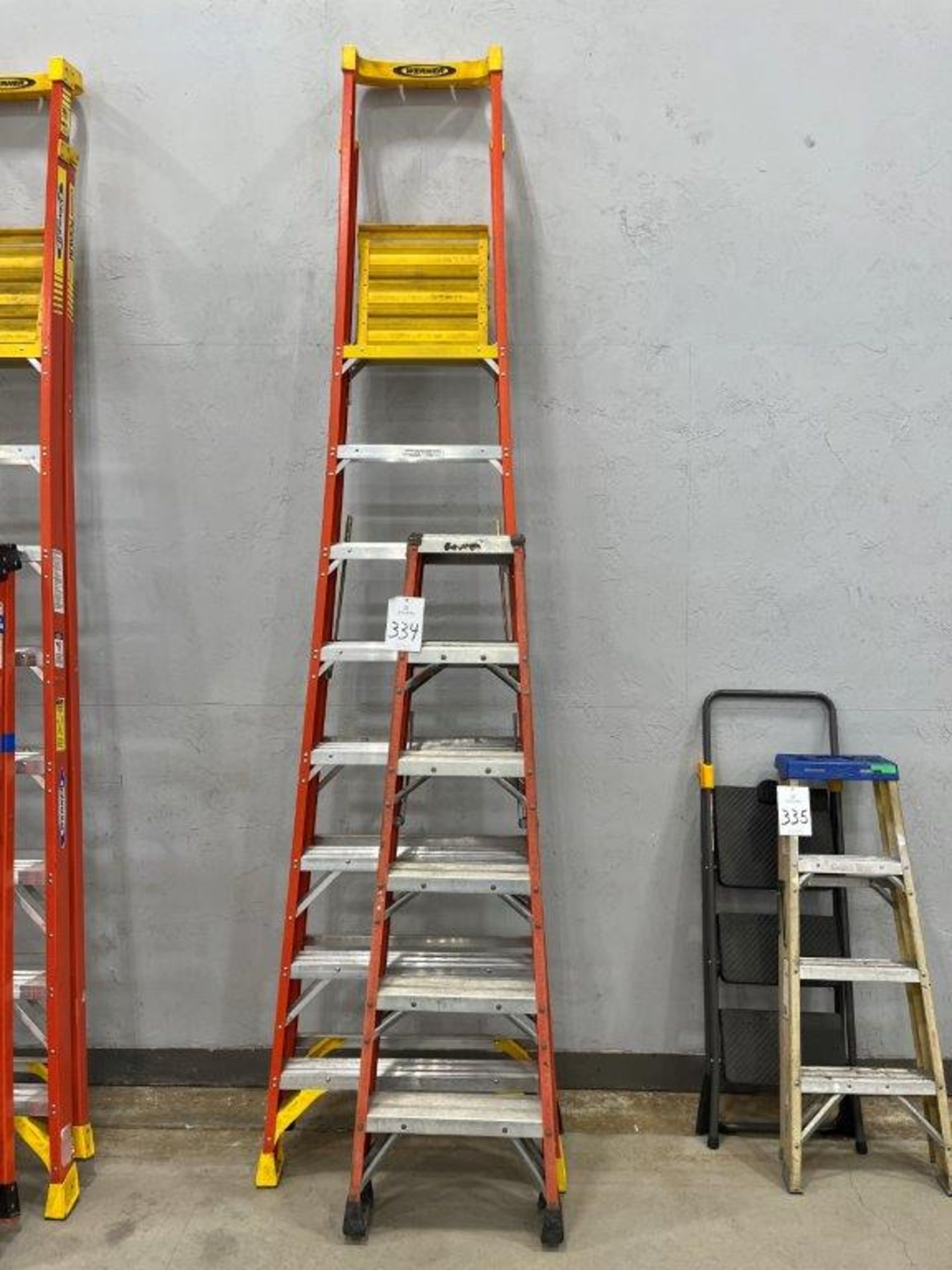 (2) Fiberglass Step Ladders