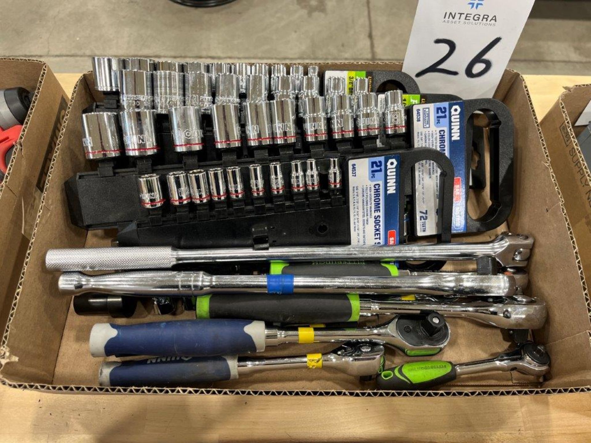 Lot of Assorted Sockets and Ratchets