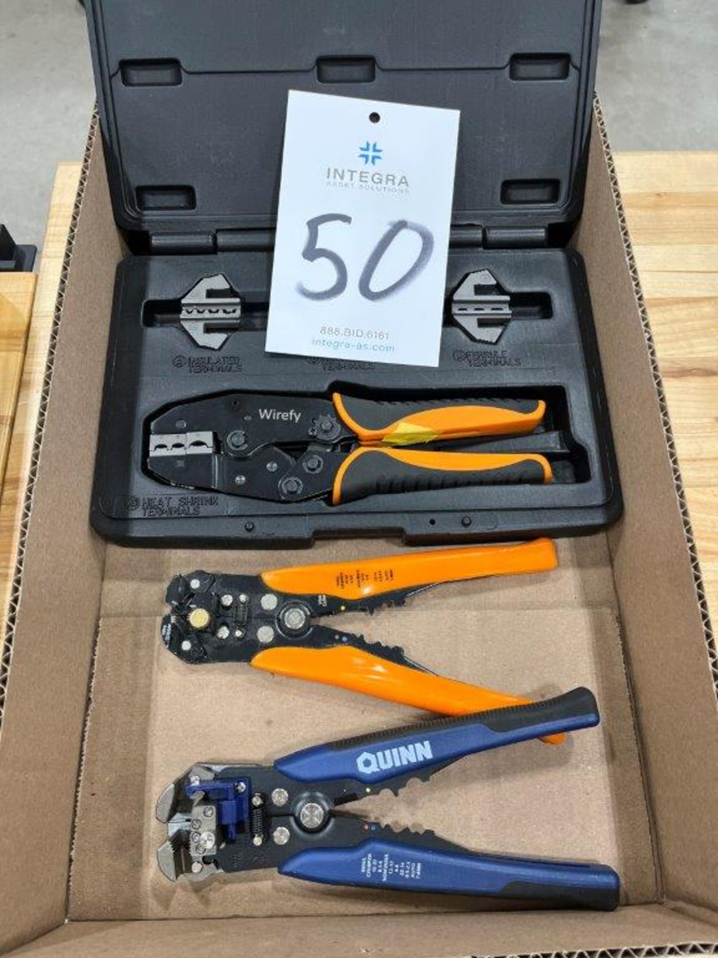 Wirefy Electrical Crimping Tool with (2) Wire Stripping Tools