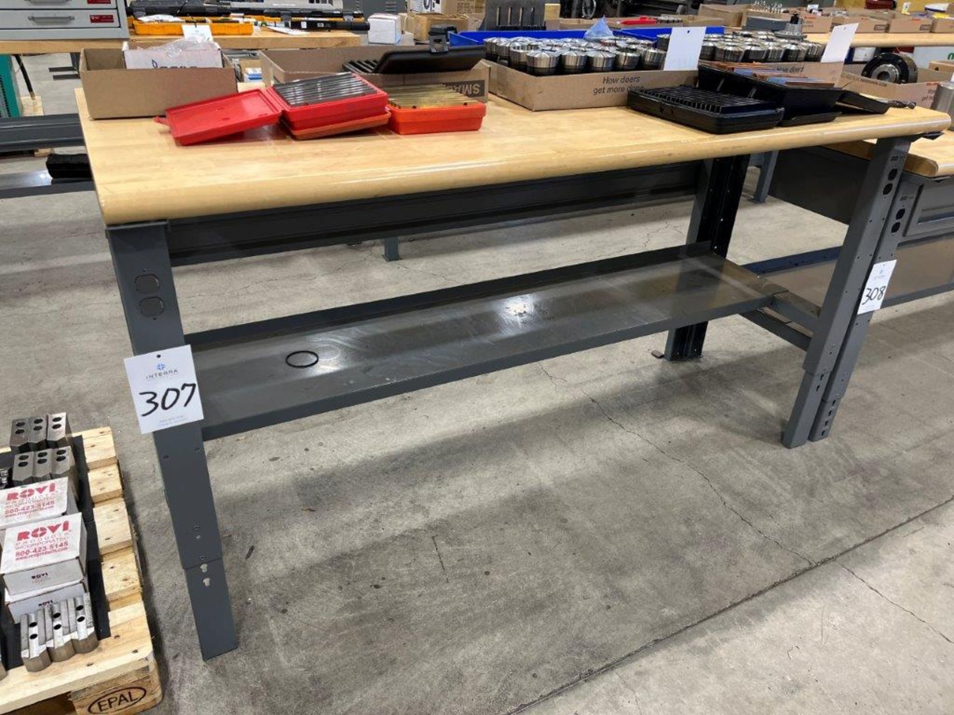 Uline Wood Top Work Bench 72" x 30"