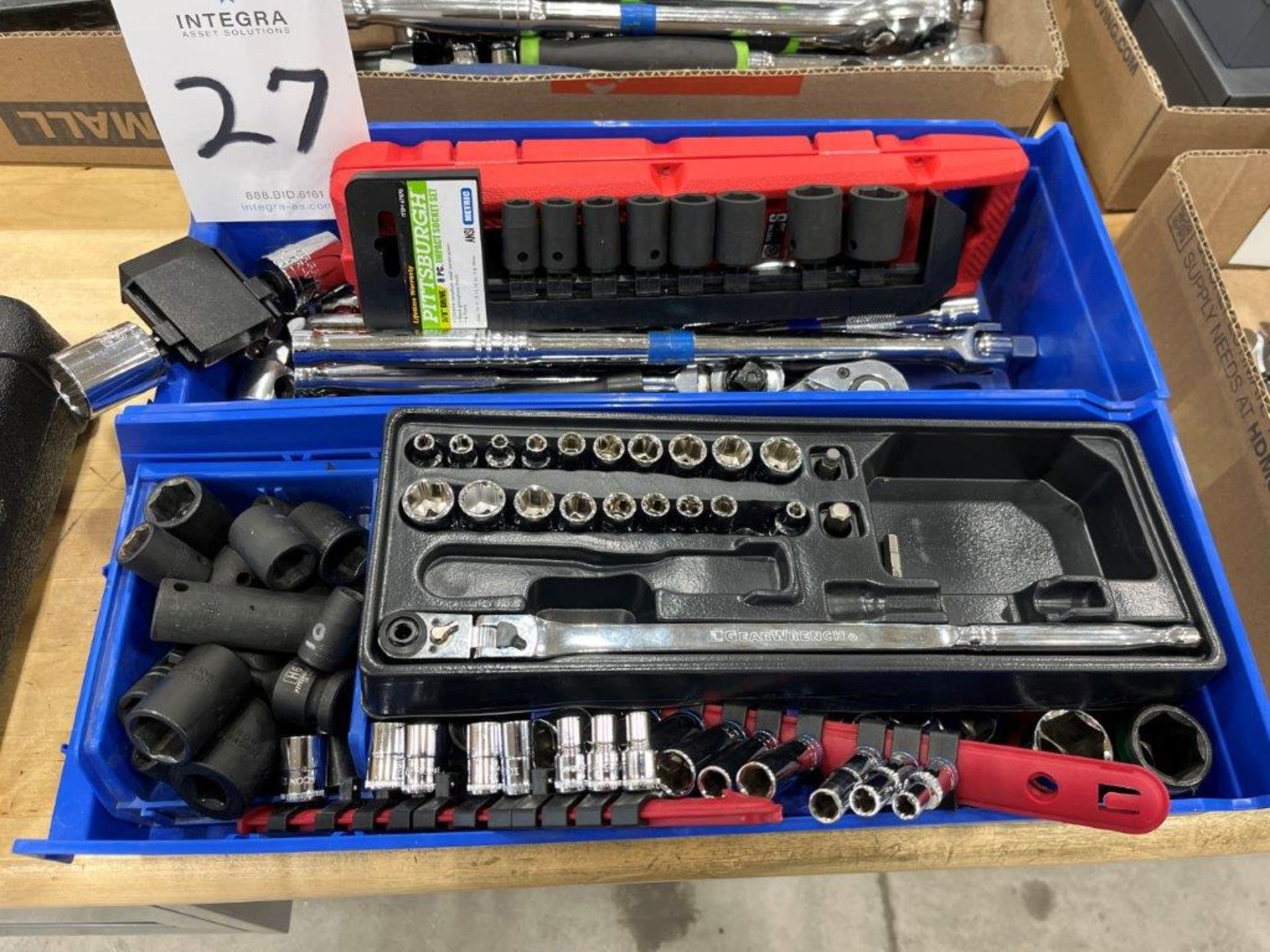 Lot of Assorted Sockets and Ratchets