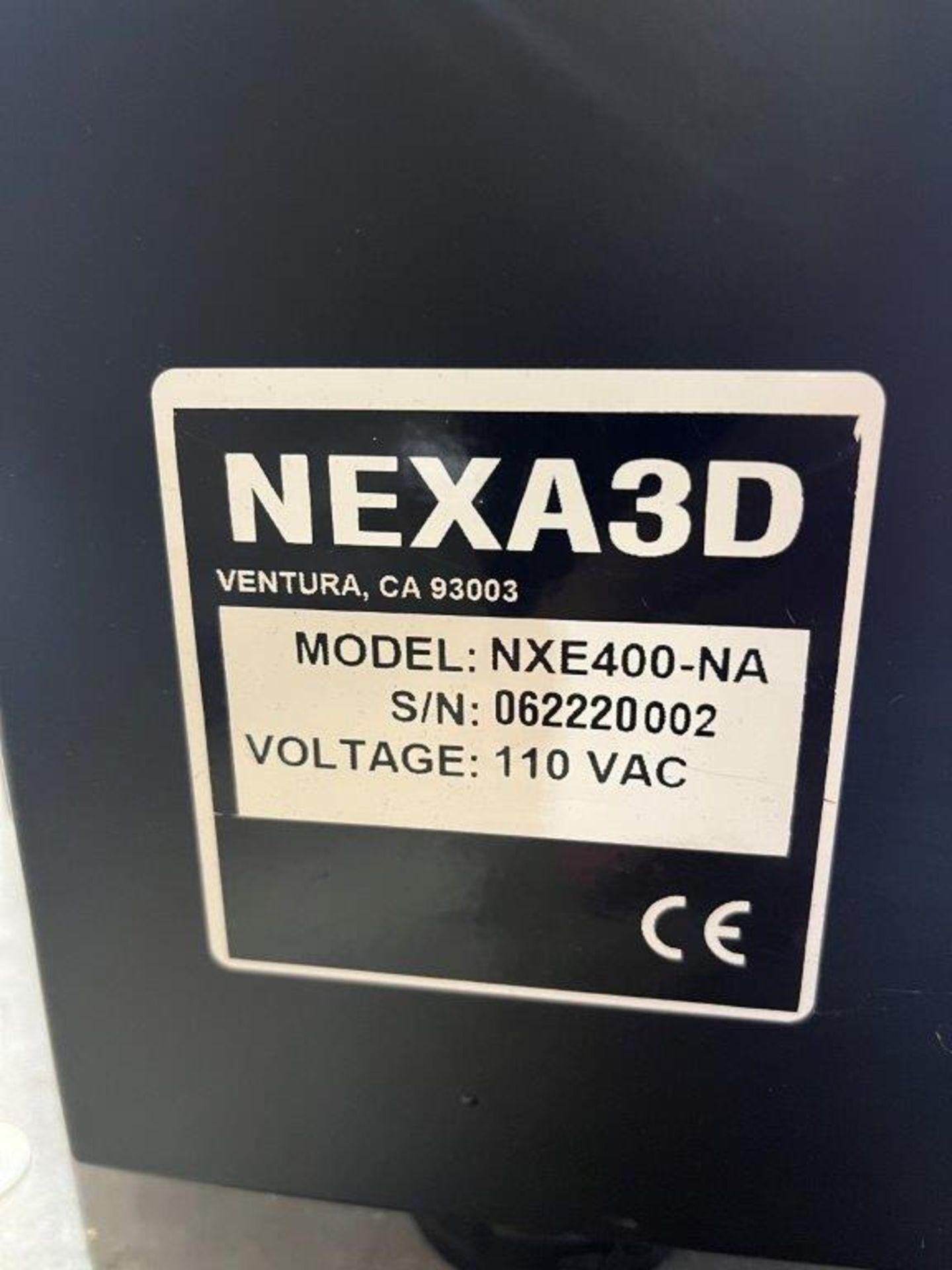 Nexa3D NXE400-NA 3D Printer - Image 3 of 3