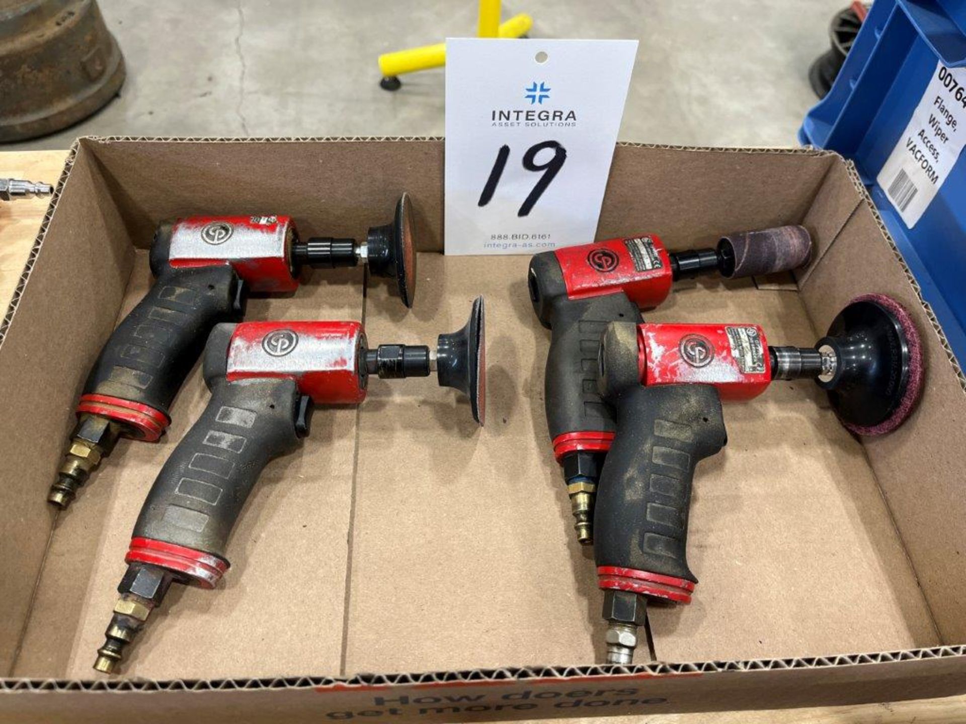 (4) Chicago Pneumatic CP9107 1/4" Die Grinder