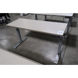 Kimball Office Furniture 60" x 23" Electronic Adjustable Height Desk