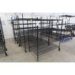 (5) Uline Wire Shelving Units