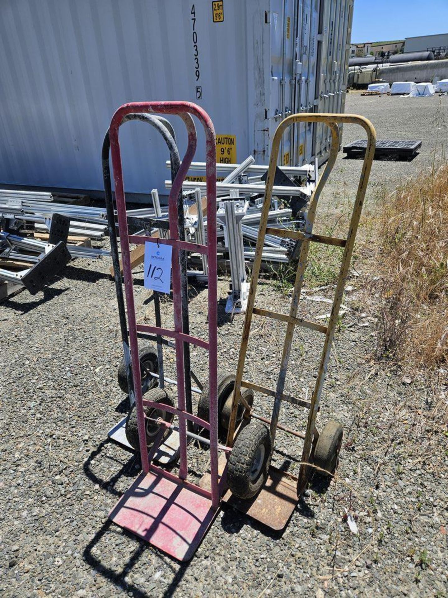 (3) 2-Wheel Hand Trucks