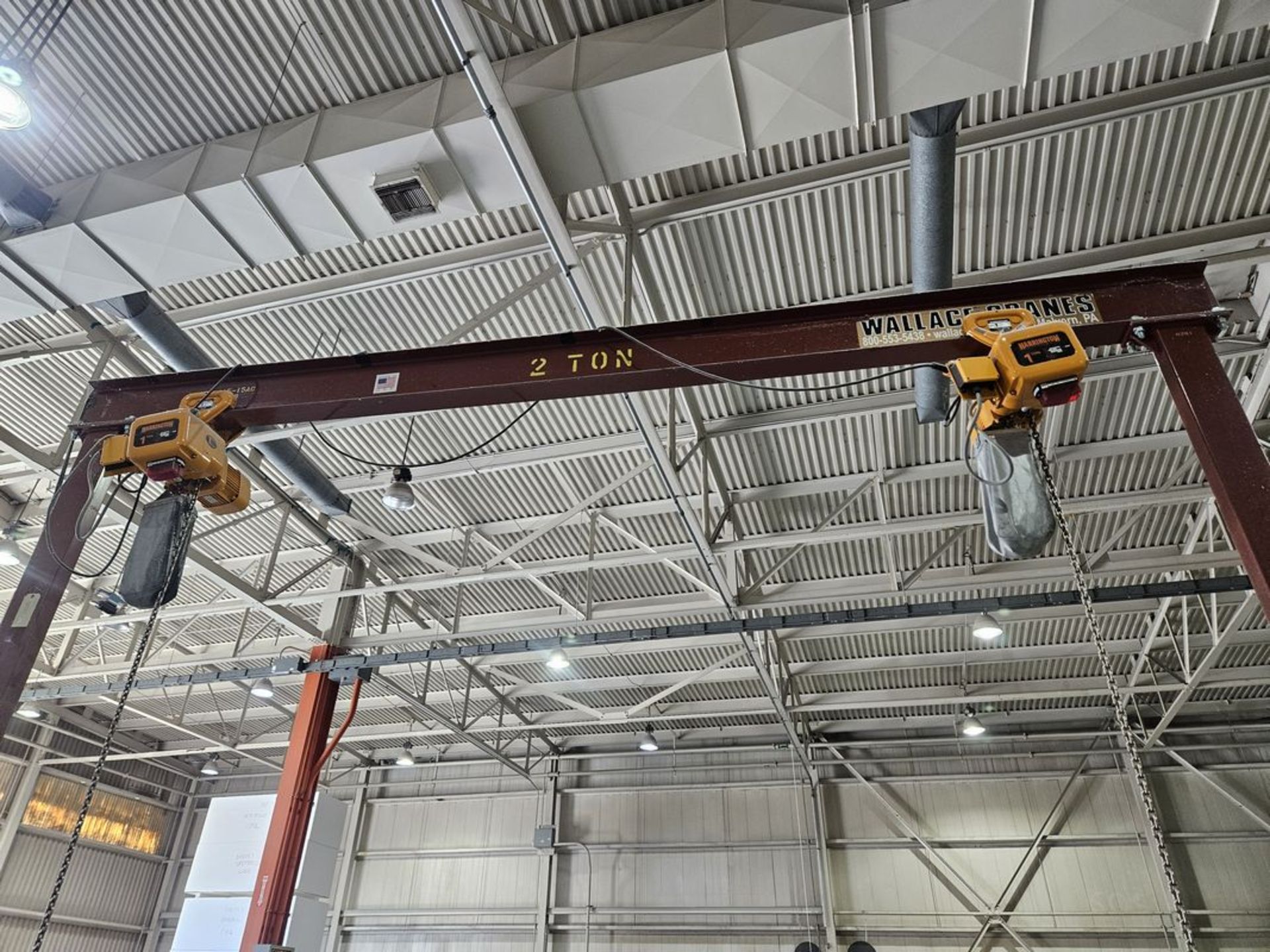 2-Ton Wallace Portable Gantry Crane - Image 2 of 2