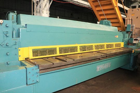 Wysong 1238 12' x 3/8" Mechanical Power Shear, S/N P35-182, 1984 - Image 1 of 6