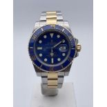 ROLEX SUBMARINER 116613, BIMETAL BLUE KIT SUB