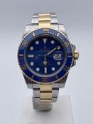 ROLEX SUBMARINER 116613, BIMETAL BLUE KIT SUB