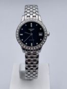 LONGINES AUTHENTIC FLAGSHIP WOMEN'S AUTOMATIC DIAMOND WATCH L42740