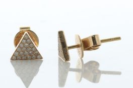 18ct Rose Gold Anita Ko Diamond Earrings 0.13 Carats - Valued By AGI £4,200.00 - 18ct rose gold