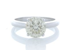 18ct White Gold Single Stone Rex Set Diamond Ring 2.29 Carats - Valued By GIE £38,315.00 - A massive