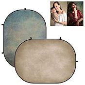 RRP £115.94 Kate Backdrop 5X6.5ft(1.5x2m) Light Brown Collapsible