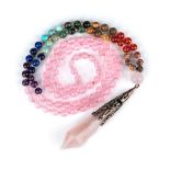 RRP £23.96 Farfume 7 Chakra 108 Mala Beads Bracelet Real Healing