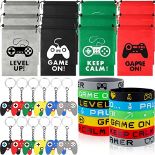 RRP £17.85 36 Pieces Video Game Party Favors Set Include Gamer