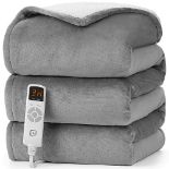 RRP £43.64 EHEYCIGA Electric Heated Blanket Throw