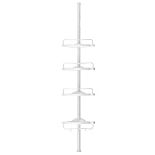 RRP £26.77 SONGMICS Adjustable Bathroom Corner Shelf