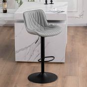 RRP £156.32 YOUTASTE Single Modern Bar Stool with Back Adjustable