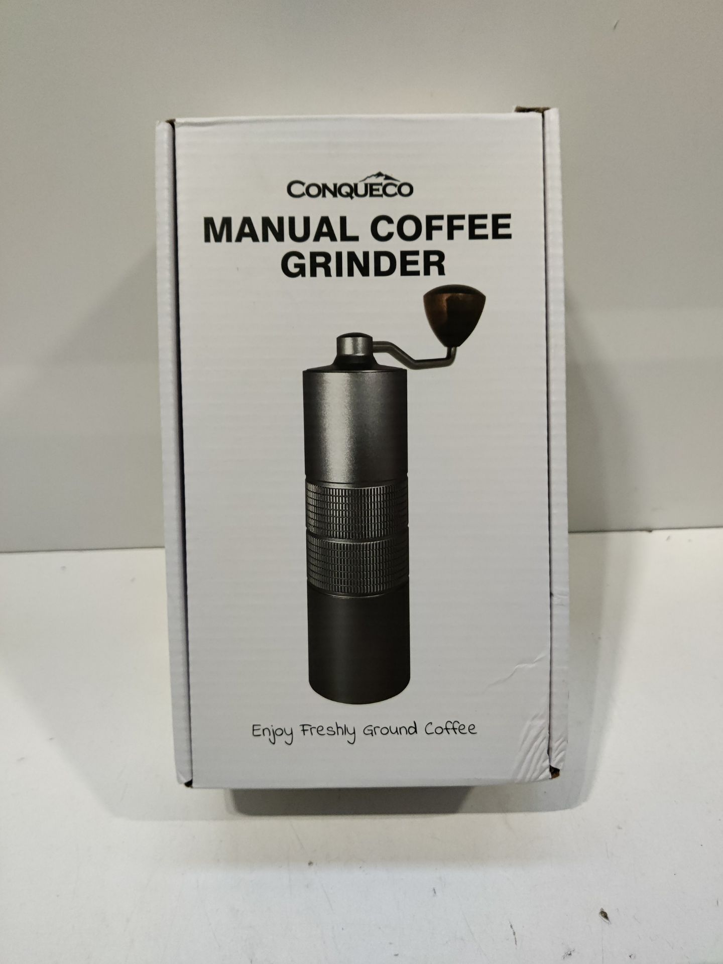RRP £62.52 CONQUECO Manual Coffee Grinder Burr: Portable Stainless - Image 2 of 2