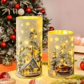 RRP £26.12 Christmas Decorations Cylinder