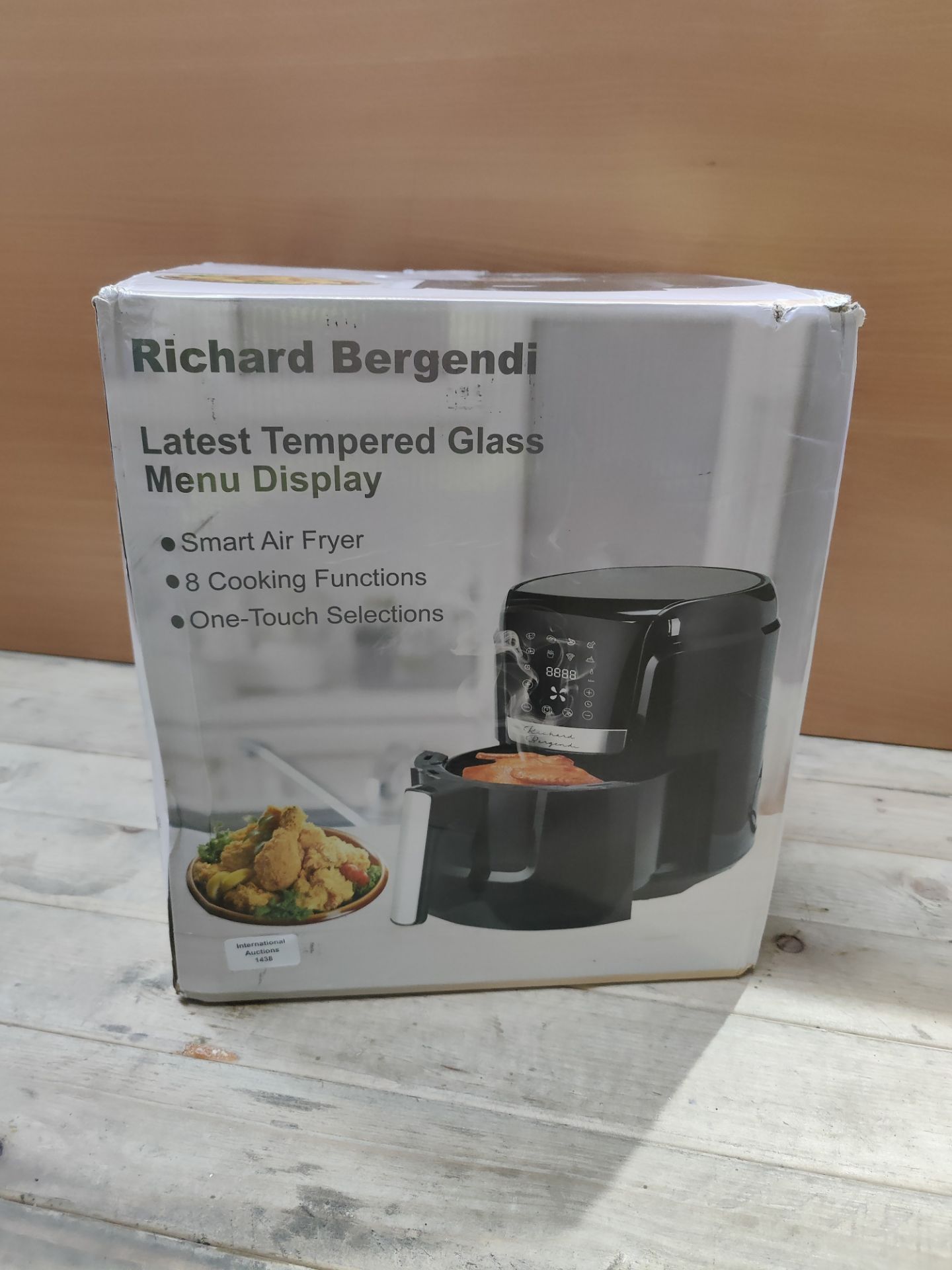 RRP £50.24 Richard Bergendi Air Fryer with 8 Presets Cooking Mode - Image 2 of 2