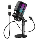 RRP £39.50 NJSJ USB Microphone for PC