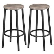 RRP £55.81 HOOBRO Bar Stools Set of 2