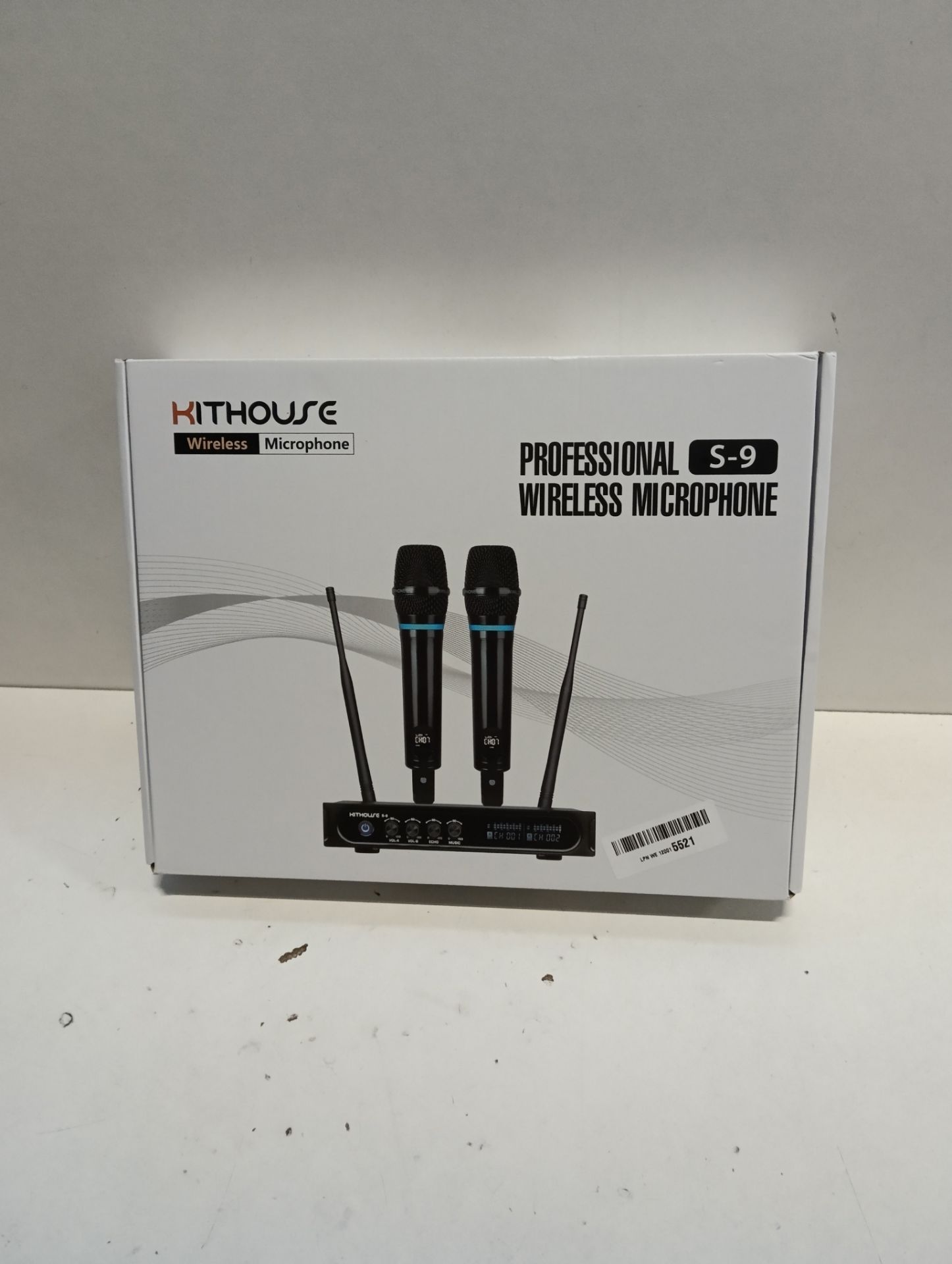 RRP £96.02 Kithouse S9 UHF Rechargeable Wireless Microphone System - Image 2 of 2