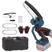 RRP £55.82 Mini Chainsaw Cordless Compatible with Bosch GBA 18 V Battery