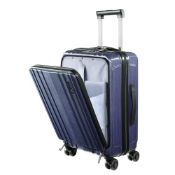 RRP £92.67 Carry on Luggage 21" with Front Pocket for 15.6" Laptop