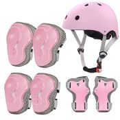 RRP £34.04 LANOVAGEAR Kids Bike Helmet Protective Gear Set Age