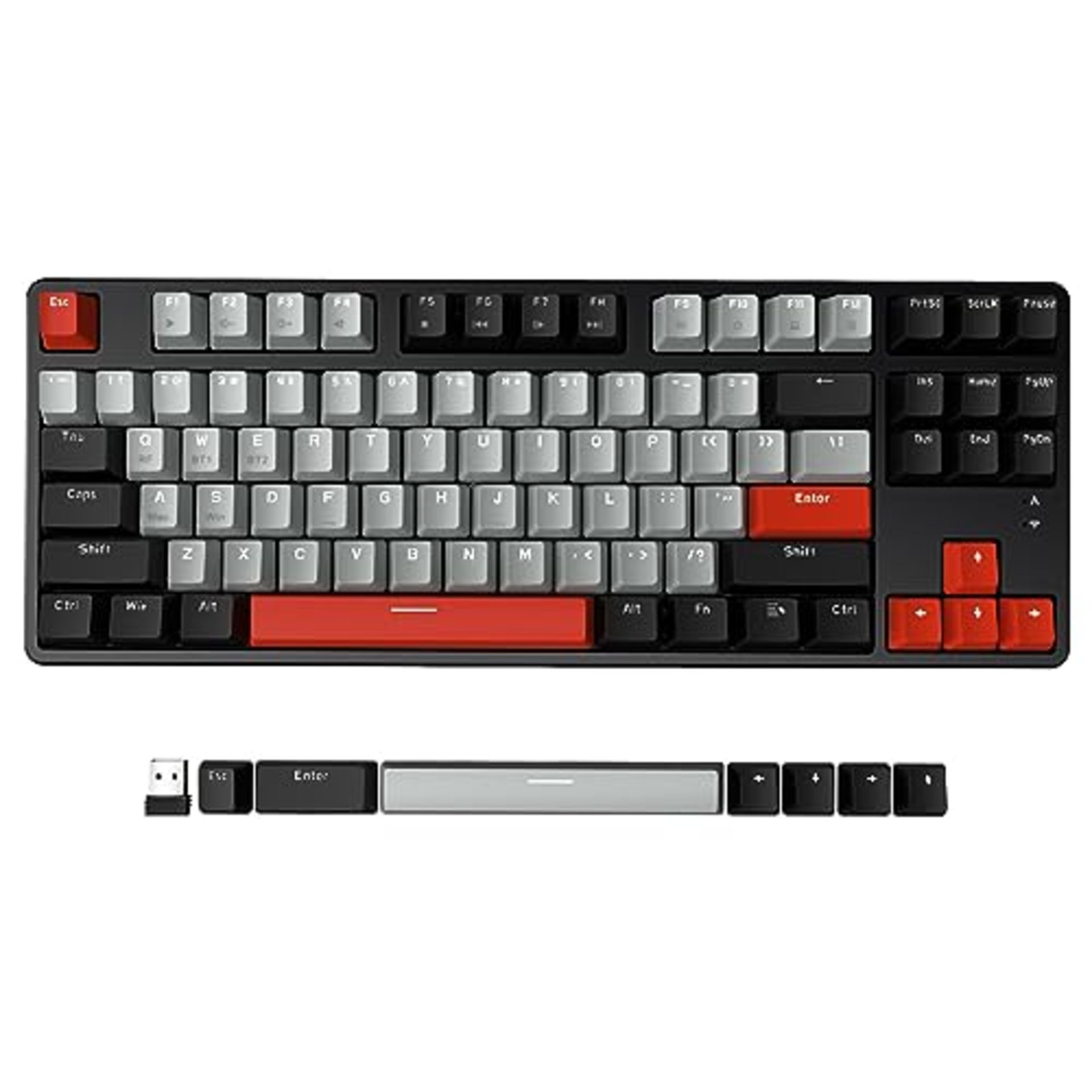 RRP £48.00 AJAZZ AK871 Wireless Gaming Keyboard 75%