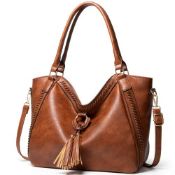 RRP £24.55 Womens Handbags Soft Leather Large Capacity Retro Vintage