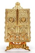 RRP £126.40 ihvan online Islamic Metal Quran Box with Stand