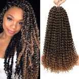 RRP £35.19 Blissource Passion Twist Hair 18inch 7Packs Water Wave