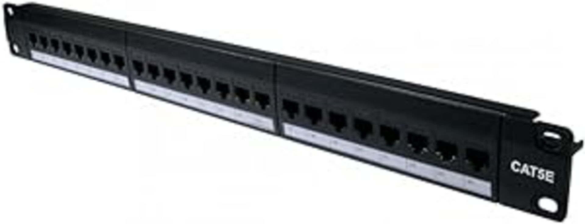 RRP £27.79 rhinocables CAT5e Network Patch Panel Rack Holder Mountable
