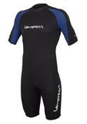 RRP £54.71 Lemorecn Wetsuits Adult's Premium Neoprene Diving Suit 3mm Shorty Jumpsuit