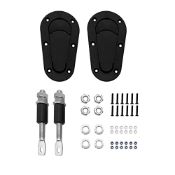 RRP £33.49 X-AVION Universal Engine Bonnet Hood Latch, Hood Lock Pin Kit Black For Repair