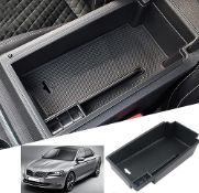 RRP £18.97 Centre Console Storage Box Compatible with Skoda Superb