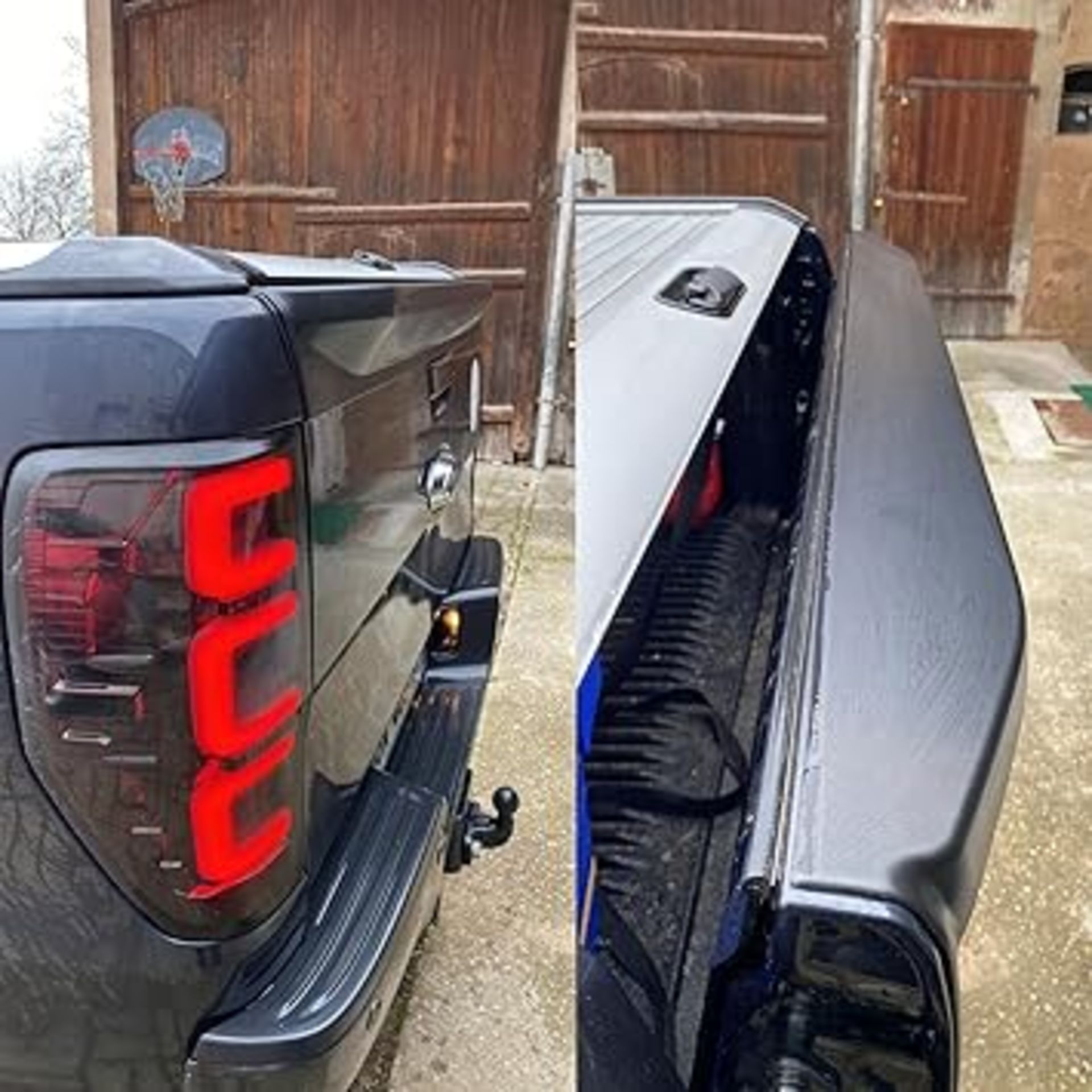 RRP £89.32 JHCHAN Tailgate Cover Load Bed Rail Spoiler Scratch