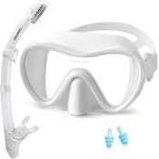 RRP £27.40 Supertrip Snorkel Set Scuba Diving Mask Snorkeling