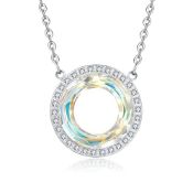 RRP £41.09 LOUISA SECRET Necklace for Women 925 Sterling Silver Ferris Wheel Pendant