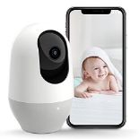 RRP £37.75 nooie Baby Monitor 360-degree WiFi Baby Camera with